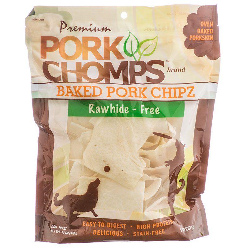 Scott Pet Dog 12 oz Pork Chomps Premium Baked Pork Chipz