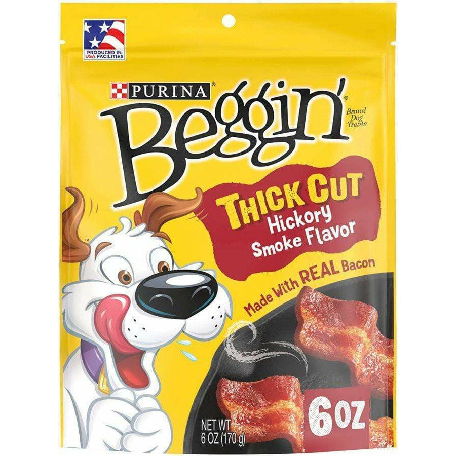 Purina Dog 6 oz Purina Beggin' Strips Thick Cut Hickory Smoke Flavor