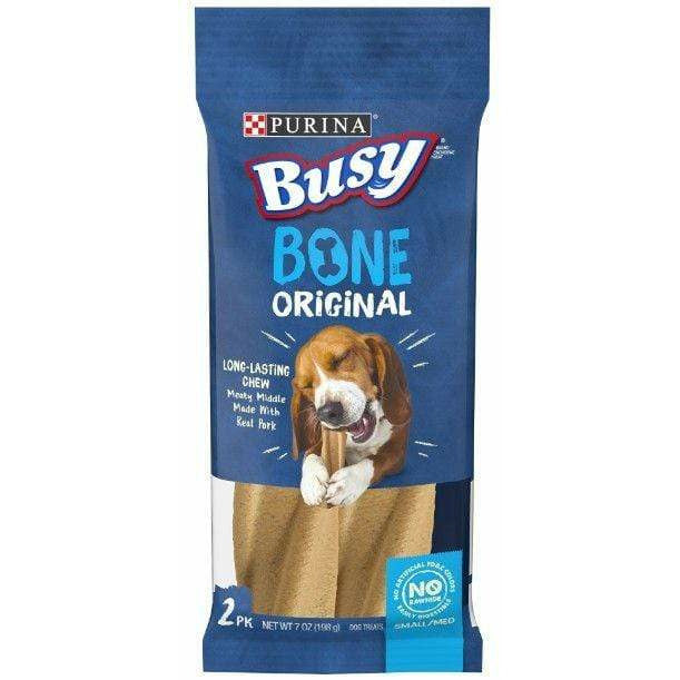 Purina Dog 7 oz Purina Busy Bone Real Meat Dog Treats Original