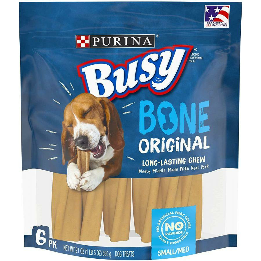 Purina Dog 21 oz Purina Busy Bone Real Meat Dog Treats Original