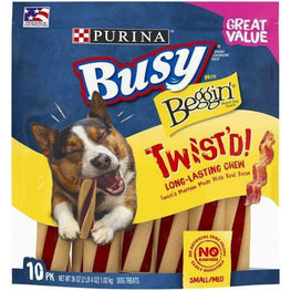 Purina Dog 36 oz Purina Busy with Beggin' Twist'd Chew Treats Original