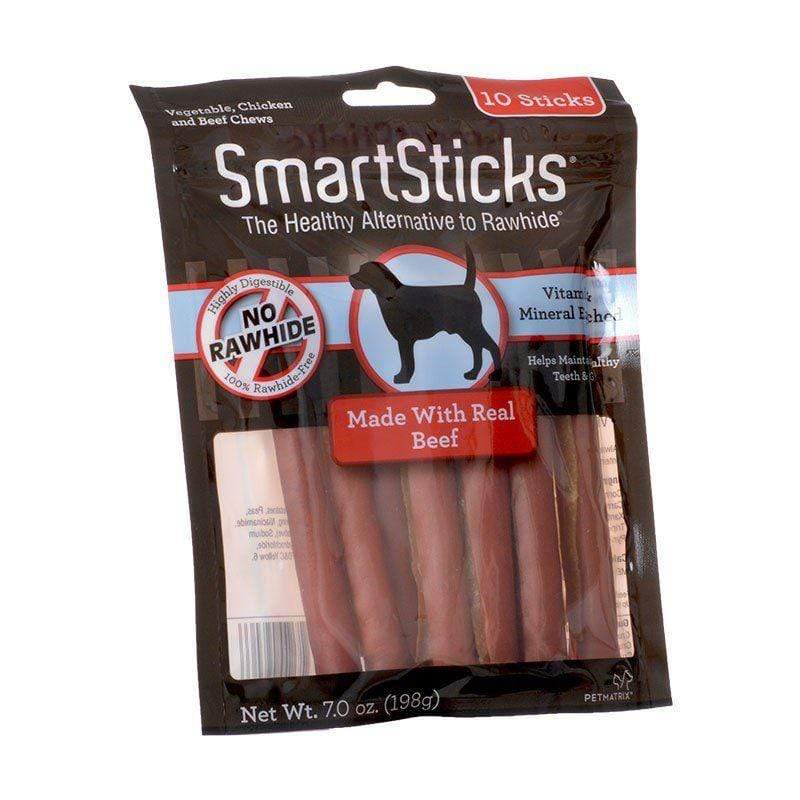 Smartbones Dog 10 Pack - (5" Treats) SmartBones Beef SmartSticks