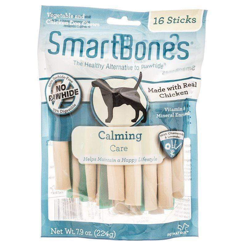 Smartbones Dog 16 Pack - (3.75" Sticks) SmartBones Calming Care Treat Sticks for Dogs - Chicken