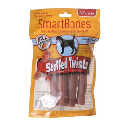 Smartbones Dog 6 Pack - (6.9 oz) SmartBones Stuffed Twistz with Real Pork