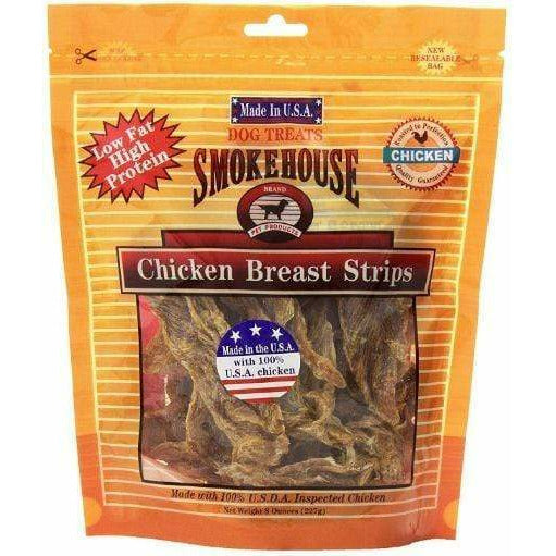 Smokehouse Dog 8 oz Smokehouse Treats Chicken Breast Strips