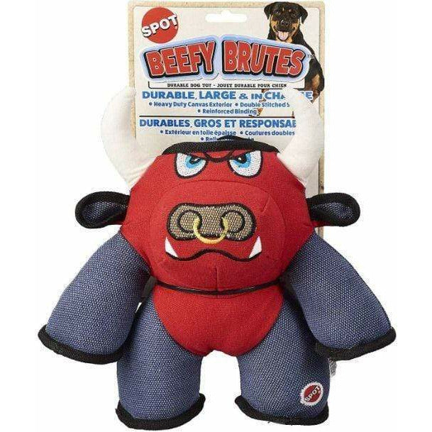 Spot Dog 10" L Spot Beefy Brutes Durable Dog Toy - Assorted Characters