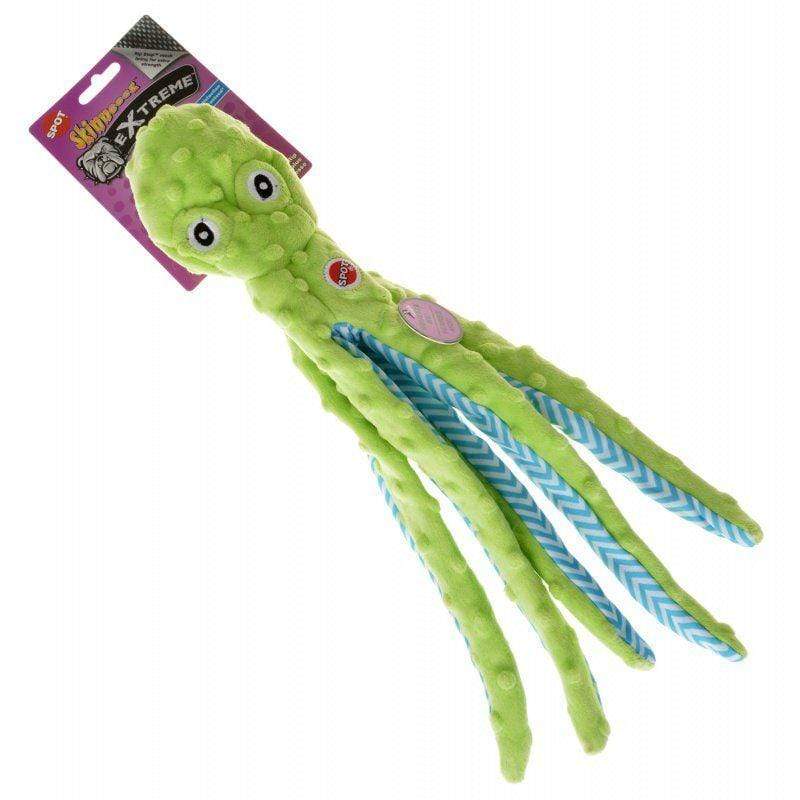 Spot Dog 1 Count Spot Skinneeez Extreme Octopus Toy - Assorted Colors