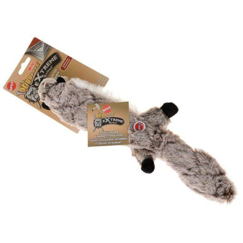 Spot Dog 1 Count Spot Skinneeez Extreme Quilted Raccoon Toy - Mini