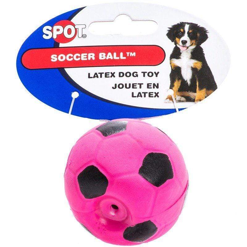 Spot Dog 2" Diameter Spot Spotbites Latex Socer Ball