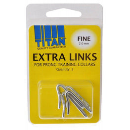 Titan Dog Fine (2.0 mm) - 3 Count Titan Extra Links for Prong Training Collars