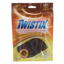 Twistix Dog Twistix Wheat Free Dog Treats - Peanut Butter & Carob Flavor