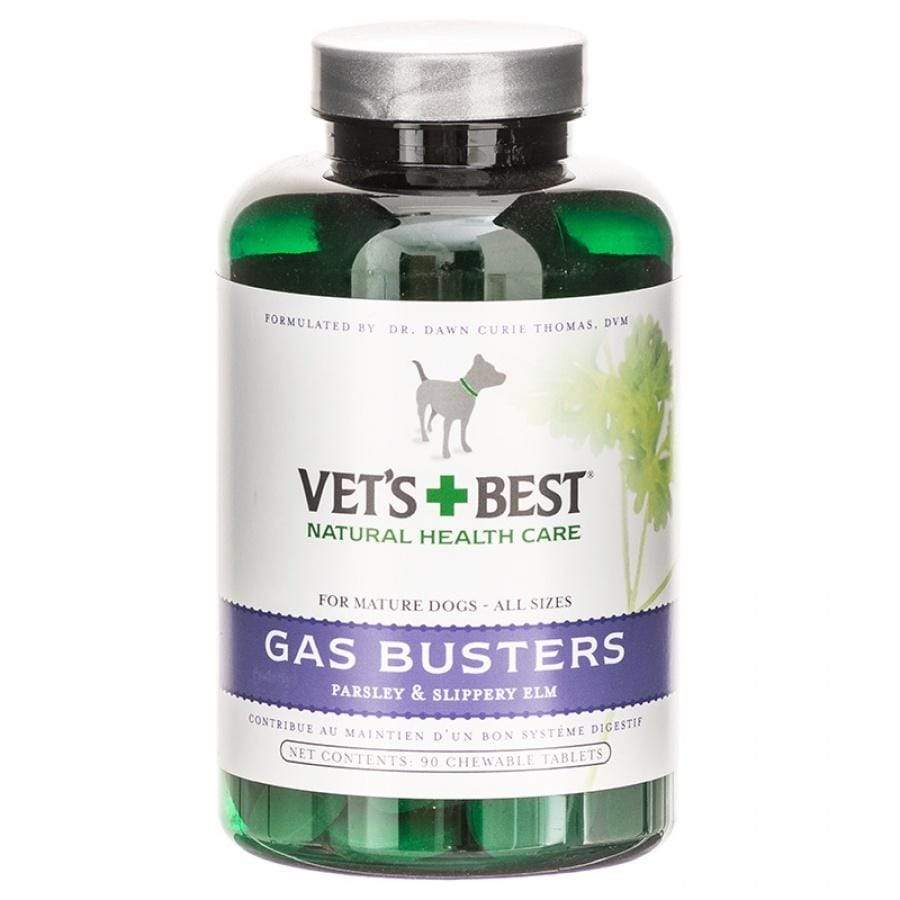 Vet's Best Dog 90 Tablets Vets Best Gas Busters for Dogs