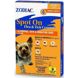 Zodiac Dog 4 count Zodiac Flea and Tick Control Drops