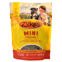 Zukes Dog 1 lb Zukes Mini Naturals Dog Treat - Roasted Chicken Recipe