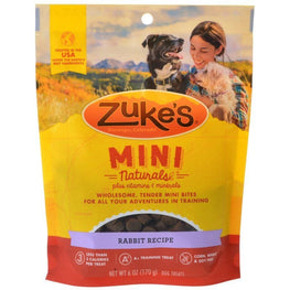 Zukes Dog 6 oz Zukes Mini Naturals Dog Treat - Wild Rabbit Recipe