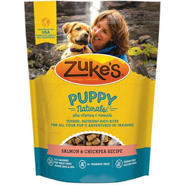 Zukes Dog 5 oz Zukes Puppy Naturals Dog Treats - Salmon & Chickpea Recipe
