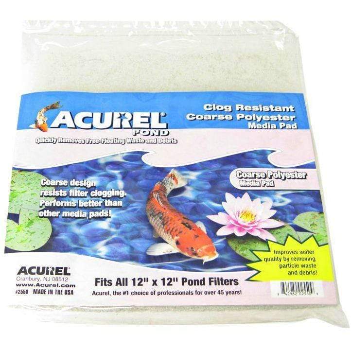 Acurel Pond For 12" Long x 12" Wide Pond Filters Acurel Coarse Polyester Media Pad - Pond