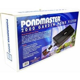Pondmaster Pond 1,800 GPH - Up to 2,000 Gallons Pondmaster 2000 Garden Pond Filter Only