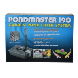 Pondmaster Pond Model 190 - 190 GPH (Up to 400 Gallons) Pondmaster Garden Pond Filter System Kit