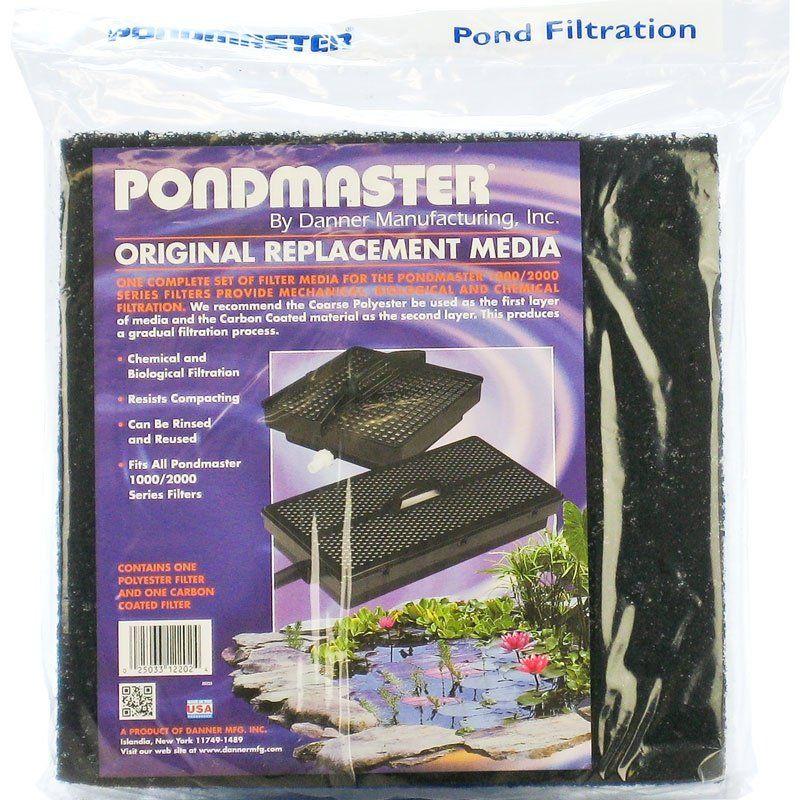 Pondmaster Pond Carbon & Poyester Pads (12" Long x 12" Wide) Pondmaster Original Replacement Media