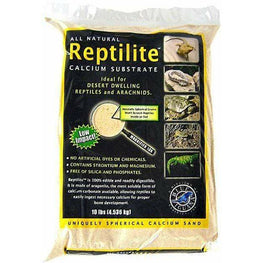 Caribsea Reptile 40 lbs - (4 x 10 lb Bags) Blue Iguana Reptilite Calcium Substrate for Reptiles - Aztec Gold