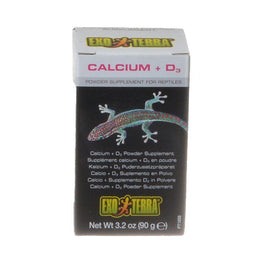 Exo-Terra Reptile 3.2 oz (90 g) Exo-Terra Calcium + D3 Powder Supplement for Reptiles