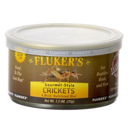 Flukers Reptile 1.2 oz Flukers Gourmet Style Canned Crickets