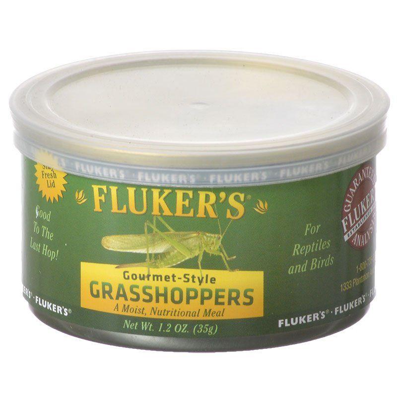 Flukers Reptile 1.2 oz Flukers Gourmet Style Canned Grasshoppers