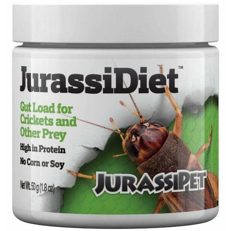 JurassiPet Reptile 3.5 oz JurassiPet JurassiDiet Gutload High Protien Complete Diet for Crickets and other Prey