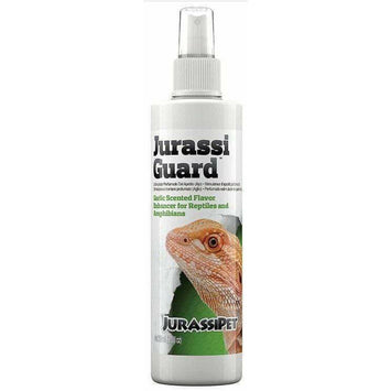 JurassiPet Reptile 8.5 oz JurassiPet JurassiGaurad All Natural Garlic Scented Flavor Enhancer for Reptiles and Amphibians