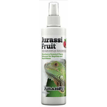 JurassiPet Reptile 8.5 oz JurassiPet JurassiGaurad All Natural Strawberry Scented Flavor Enhancer for Reptiles and Amphibians