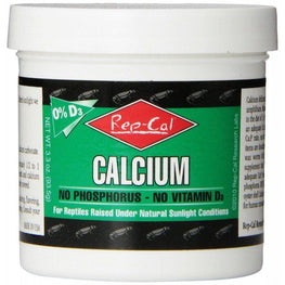 Rep-Cal Reptile 3.3 oz Rep Cal Phosphorus Free Calcium without Vitamin D3 - Ultrafine Powder