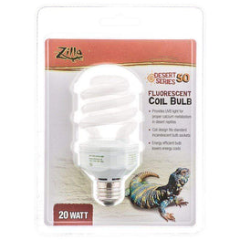Zilla Reptile 20 Watts Zilla Desert UVB Coil Bulb
