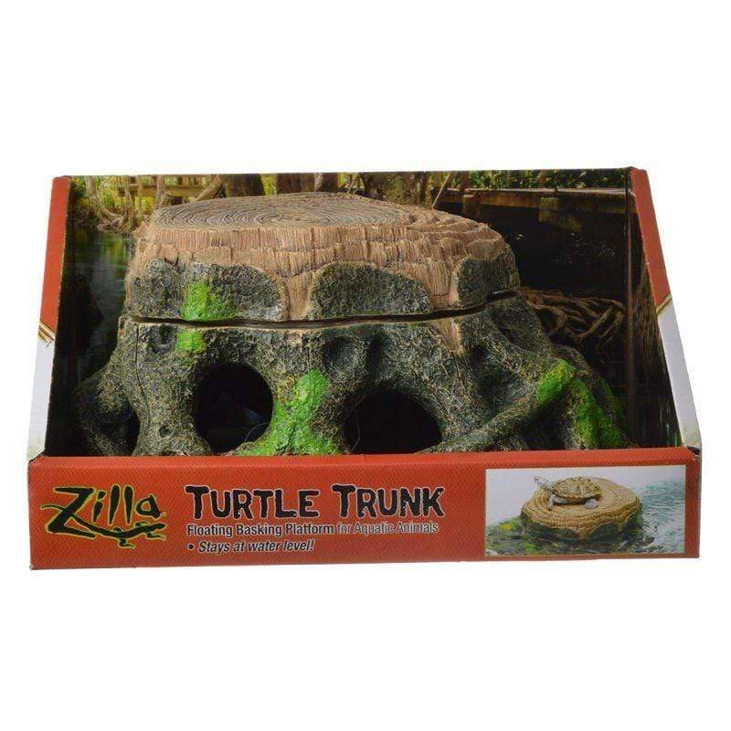 Zilla Reptile 1 Pack - (11.75"L x 9.5"W x 5.25"H) Zilla Freestanding Floating Basking Platform - Turtle Trunk