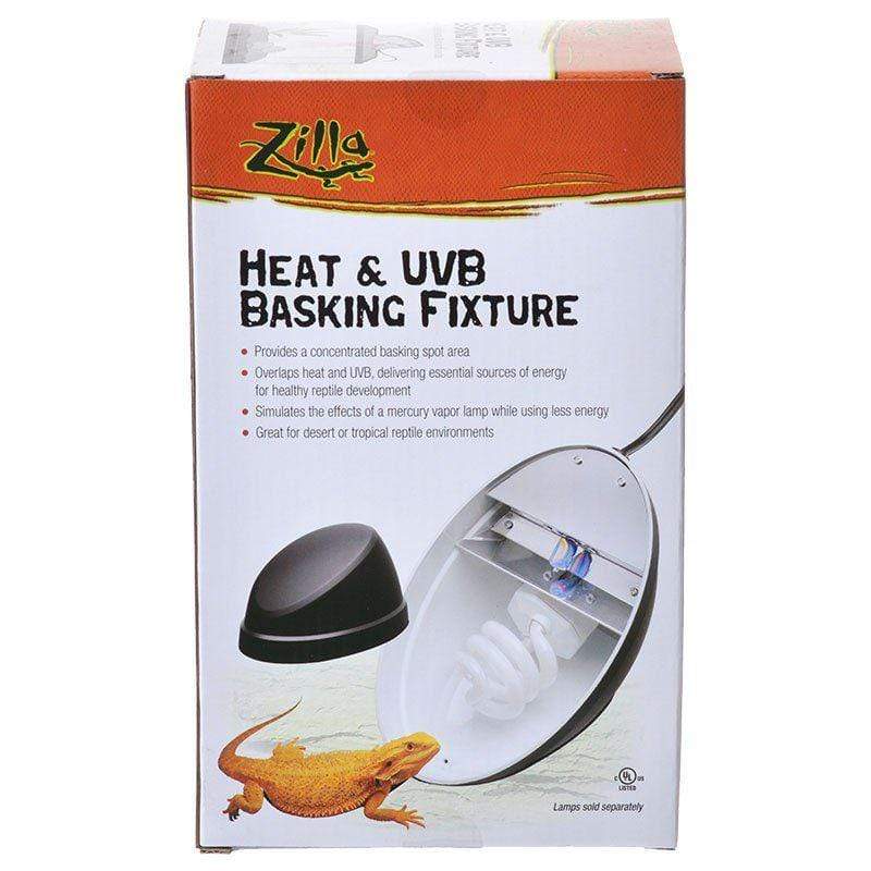 Zilla Reptile Heat & UVB Fixture Zilla Heat & UVB Basking Fixture
