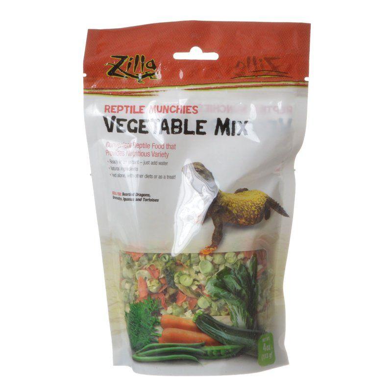 Zilla Reptile 4 oz Zilla Reptile Munchies - Vegetable Mix