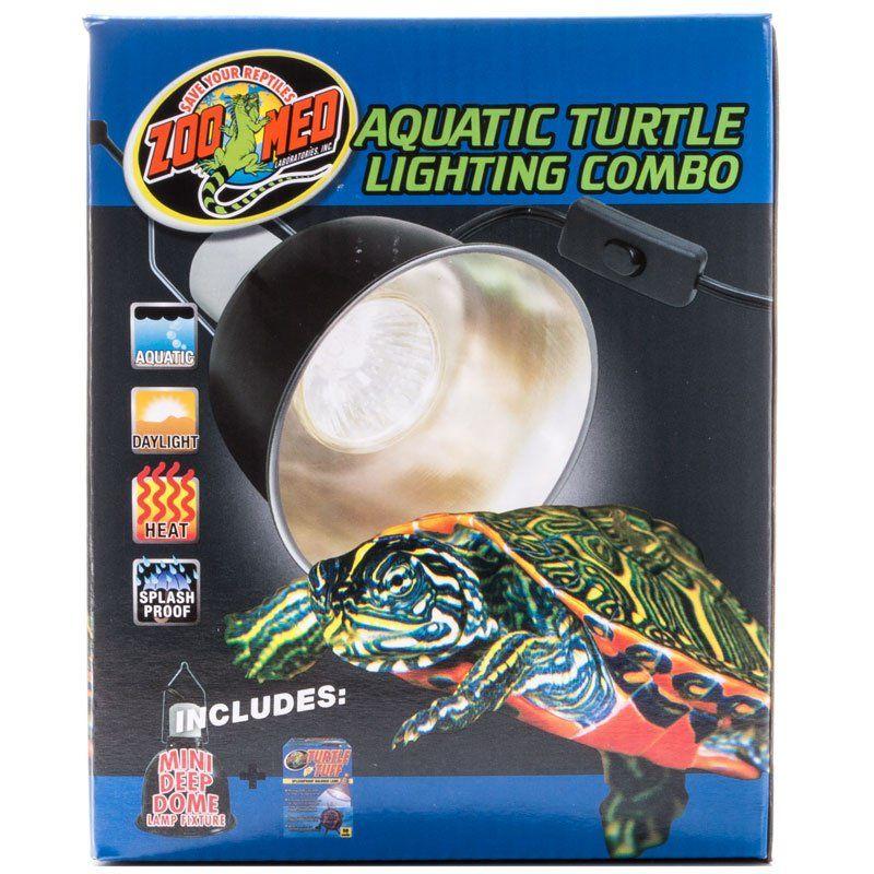 Zoo Med Reptile Up to 100 Watts Zoo Med Aquatic Turtle Lighting Combo
