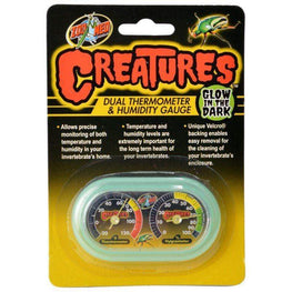 Zoo Med Reptile 1 Count Zoo Med Creatures Dual Thermometer & Humidity Gauge