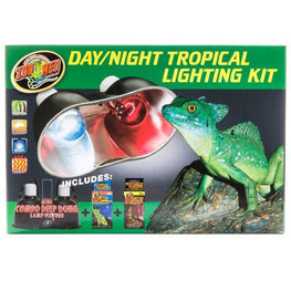 Zoo Med Reptile Lighting Combo Pack Zoo Med Day & Night Tropical Lighting Kit