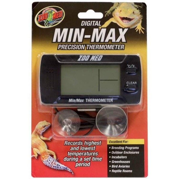 Zoo Med Reptile 1 count Zoo Med Digital Min-Max Precision Thermometer