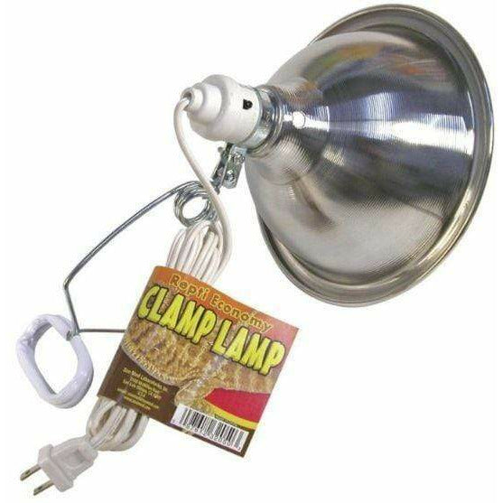 Zoo Med Reptile 8.5" Zoo Med Economy Chrome Clamp Lamp with 8.5 Inch Dome
