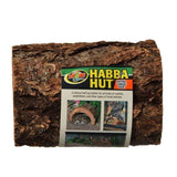 Zoo Med Reptile Zoo Med Habba Hut Natural Half Log with Bark Shelter