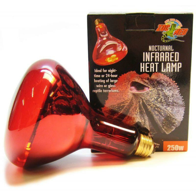 Zoo Med Reptile 250 Watts Zoo Med Nocturnal Infrared Heat Lamp