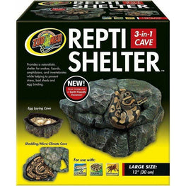Zoo Med Reptile Zoo Med Repti Shelter 3 in 1 Cave