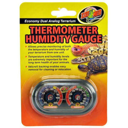 Zoo Med Reptile Thermometer & Humidity Gauge Zoo Med Terrarium Thermometer & Humidity Gauge