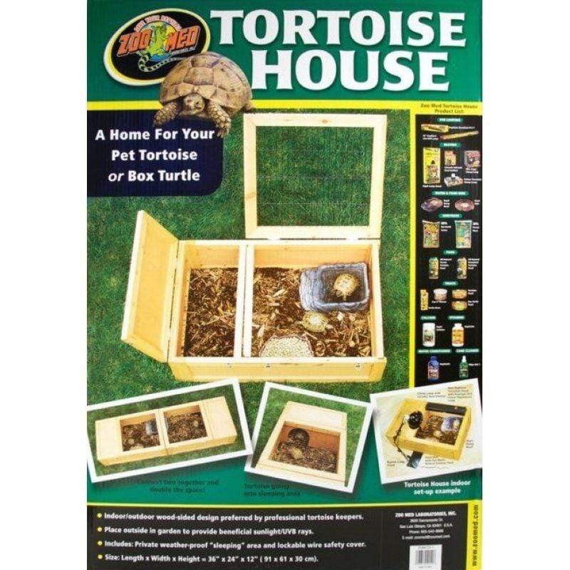 Zoo Med Reptile 36"L x 24"W x 12"H Zoo Med Tortoise House