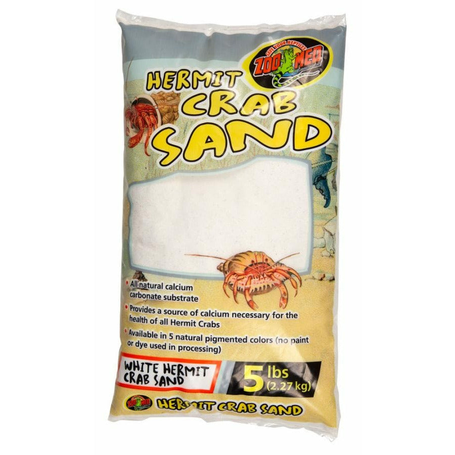 Zoo Med Reptile 5 lbs Zoo Med White Hermit Crab Sand