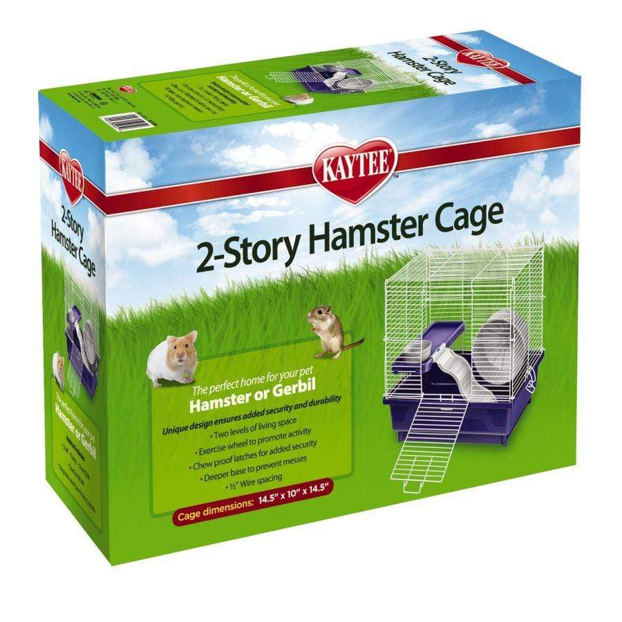 Kaytee Small Pet 1 count Kaytee 2-Story Hamster Cage 14" x 10"