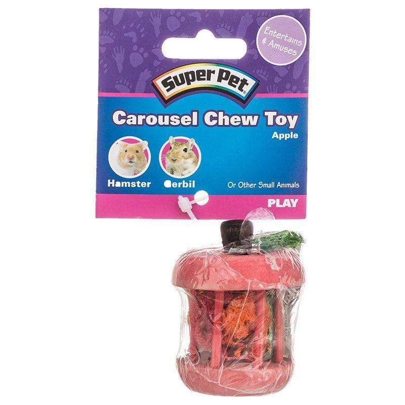 Kaytee Small Pet 1 Pack - (1.75" Diameter x 2.25" High) Kaytee Carousel Chew Toy - Apple