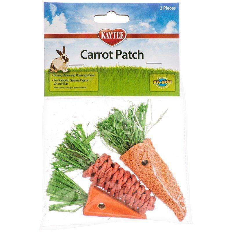 Kaytee Small Pet 3 Pack - (3"-4" Long) Kaytee Carrot Patch Chew Toys